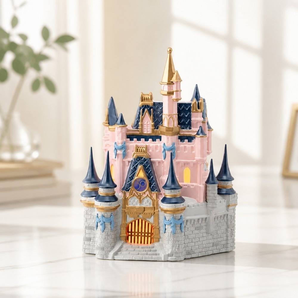 Disney World 50th Anniversary Cinderella Castle Scentsy Warmer Ltd Ed NEW No Box